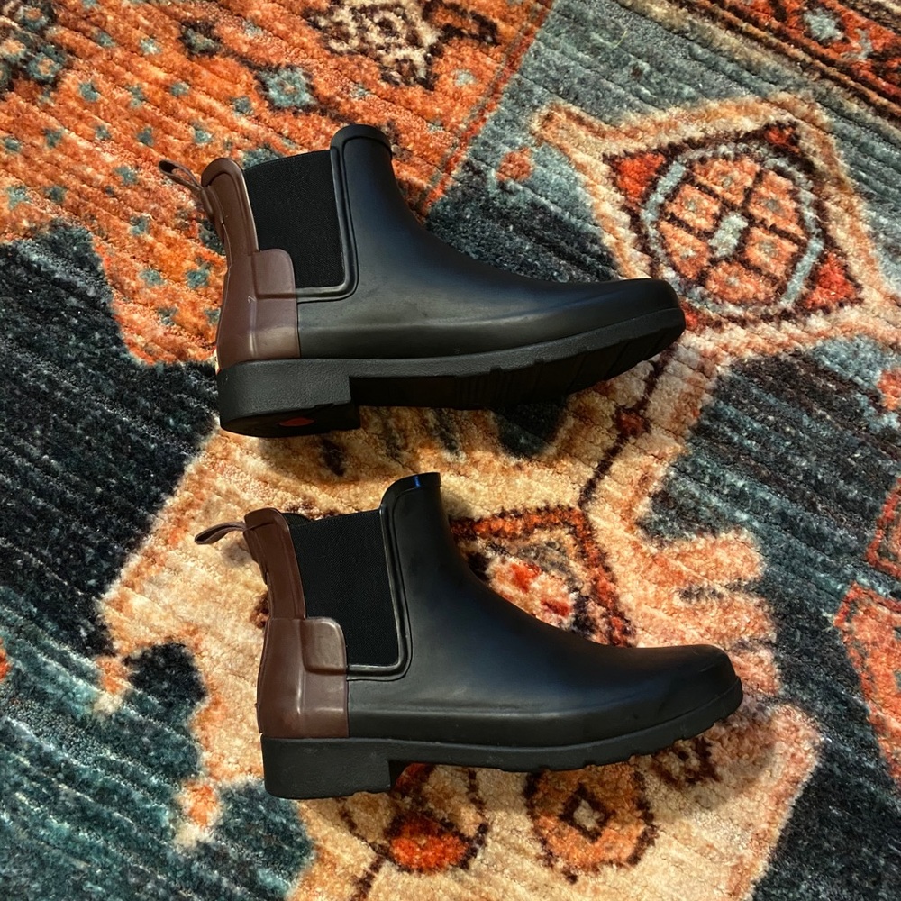 Hunter rain booties Sz 6